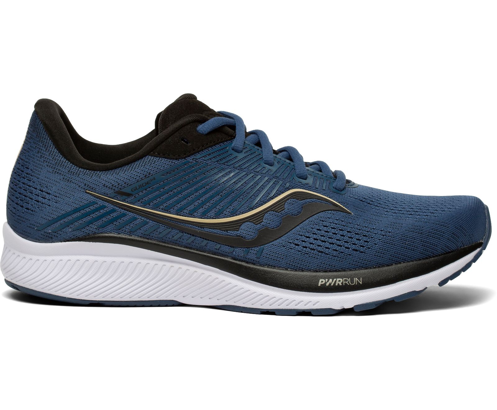 Saucony Guide 14 Men\'s Running Shoes Navy / Black | Canada 501UZGT